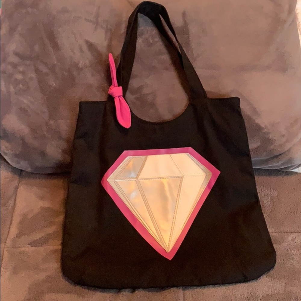 Top shop diamond bag canvas tote